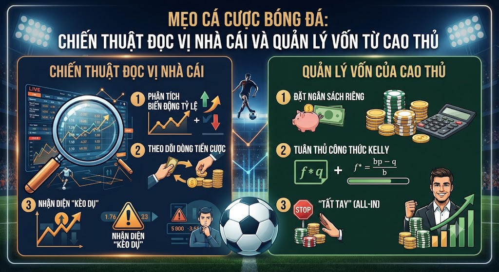 Mẹo cá cược bóng đá